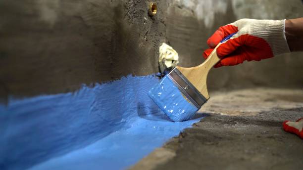 Commercial Waterproofing project at a Bladensburg, MD business property by SJ Waterproofing Pros